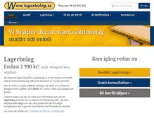 Tablet Screenshot of lagerbolag.se
